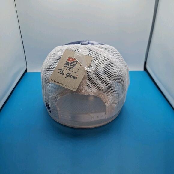 Los Angeles Dodgers Tie Dye Trucker Snapback Leather Patch Hat MLB The Game - Picture 4 of 7